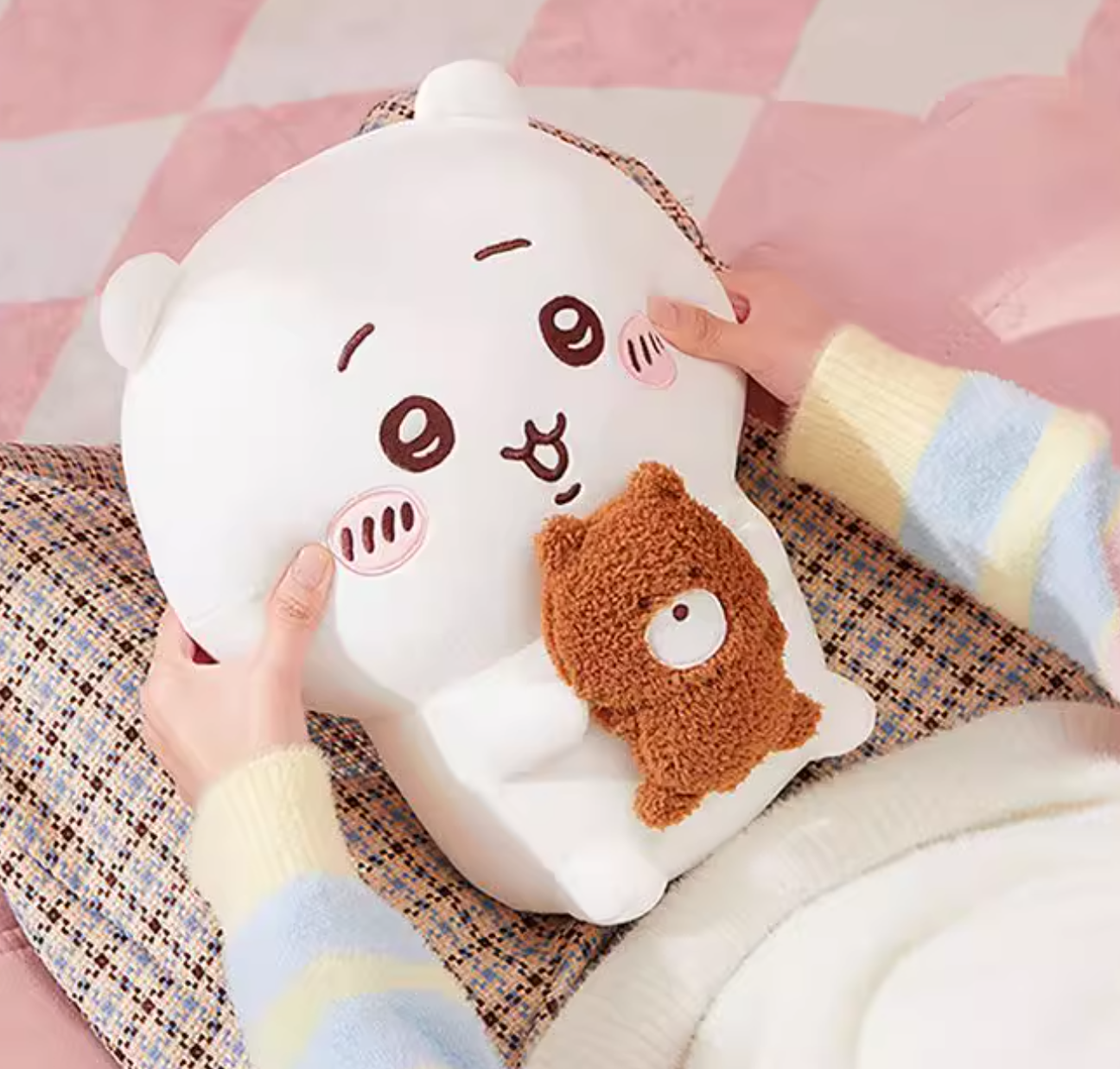 Official Miniso Chiikawa Hachiware Sitting Plushie