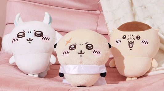 Miniso Rakko Kurimanju Momonga Standing Doll Cute Plushie