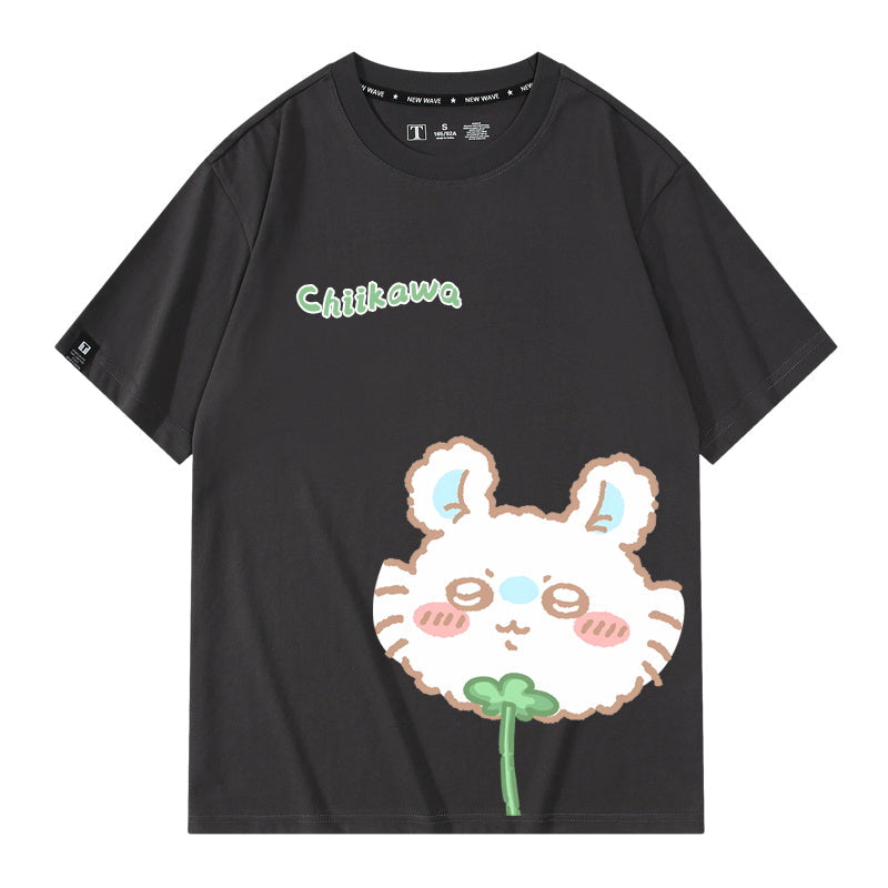 Dandelion Chiikawa, Usagi, Momonga, Hachiware Short sleeved T-shirt