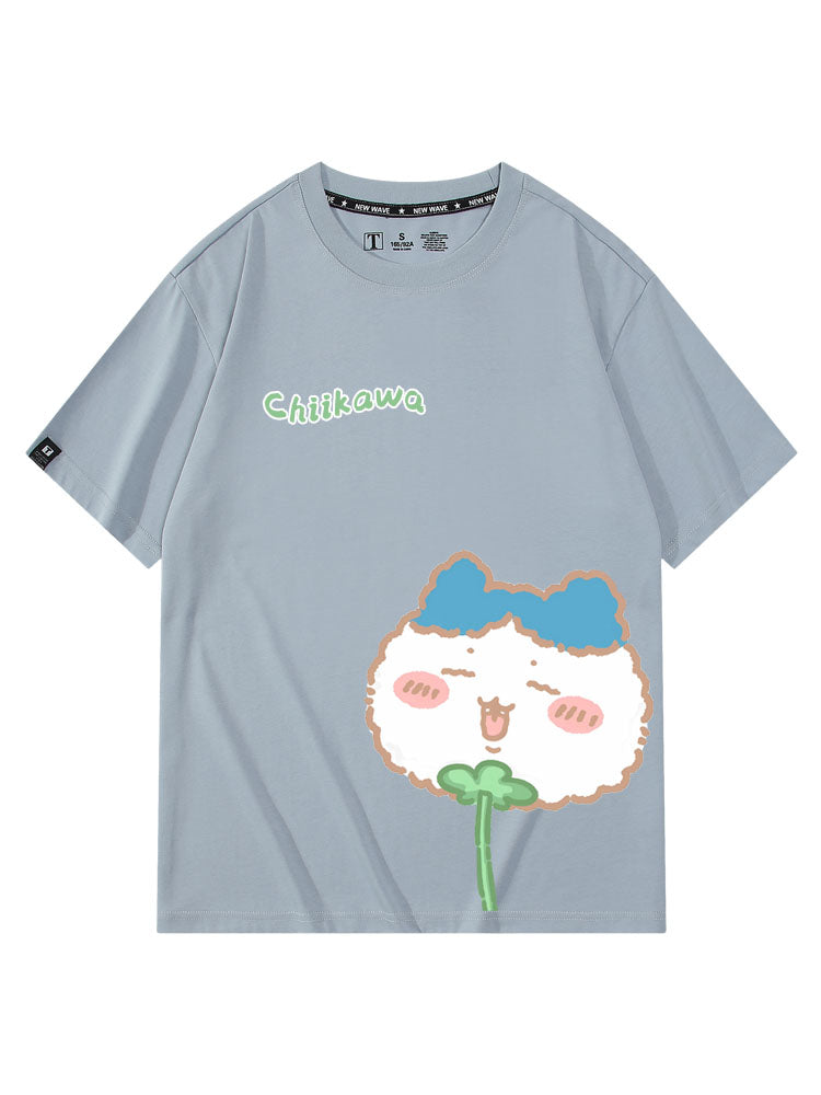 Dandelion Chiikawa, Usagi, Momonga, Hachiware Short sleeved T-shirt