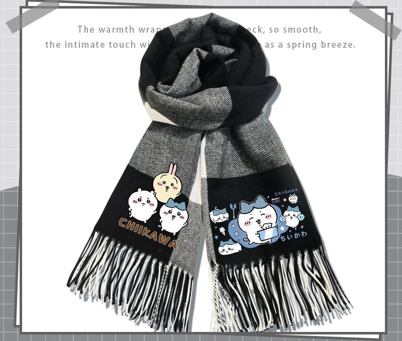 Chiikawa cashmere scarf