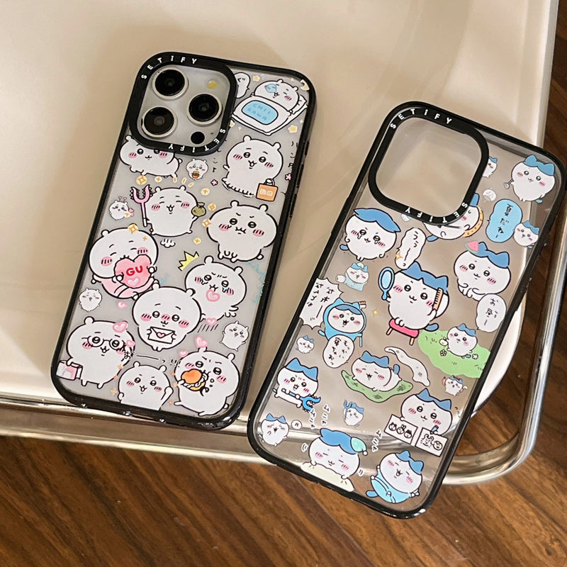 Chiikawa daily IPhone Cases with Anti drop 2.0 acrylic