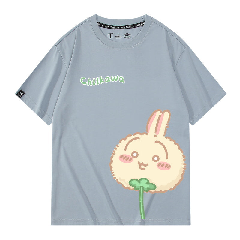 Dandelion Chiikawa, Usagi, Momonga, Hachiware Short sleeved T-shirt