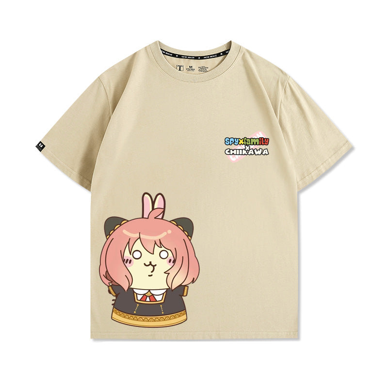 Spy X Family X Usagi short sleeved T-shirt