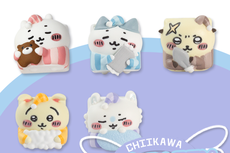 Chiikawa Pajamas Party Keycaps