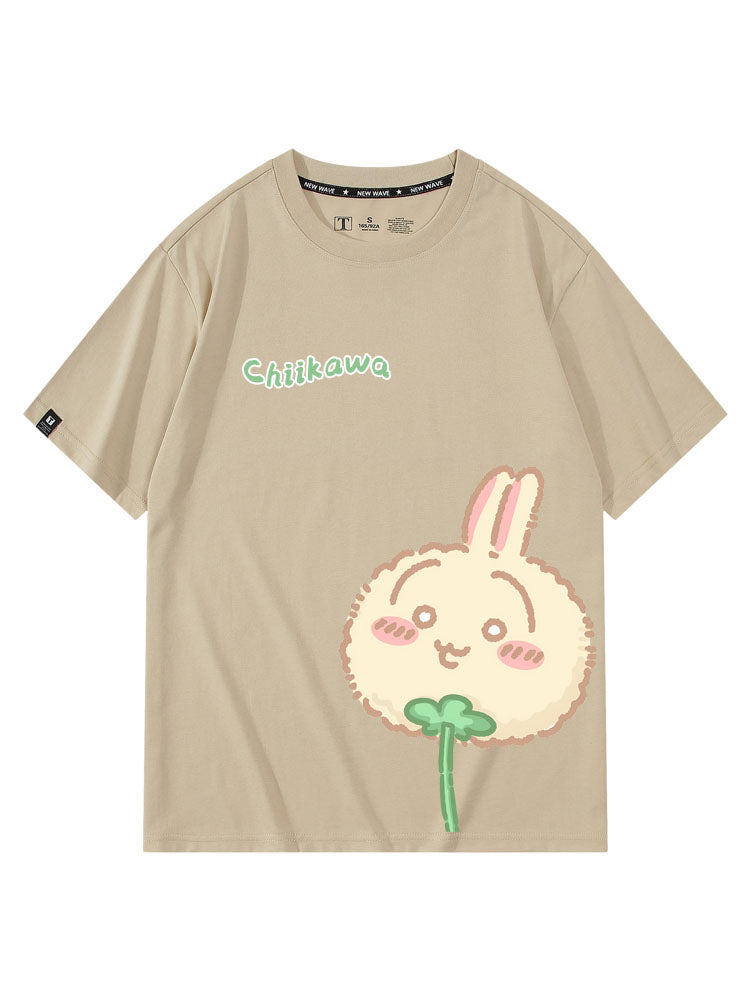 Dandelion Chiikawa, Usagi, Momonga, Hachiware Short sleeved T-shirt