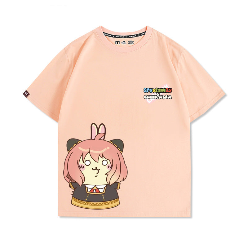 Spy X Family X Usagi short sleeved T-shirt
