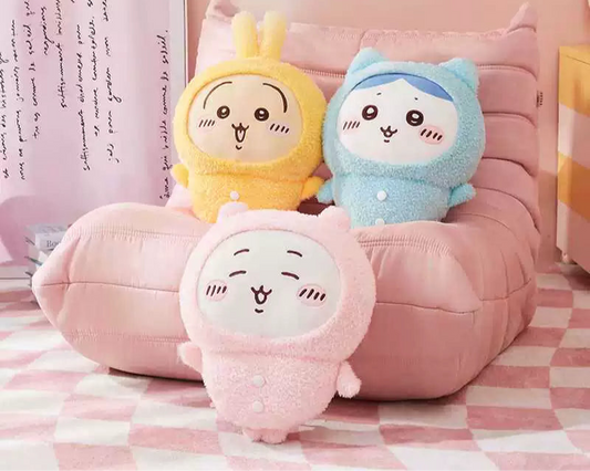 Official Miniso Chiikawa Hachiware Usagi Pajamas party Plushie