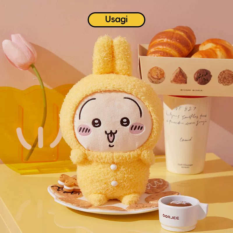 Official Miniso Chiikawa Hachiware Usagi Pajamas party Plushie
