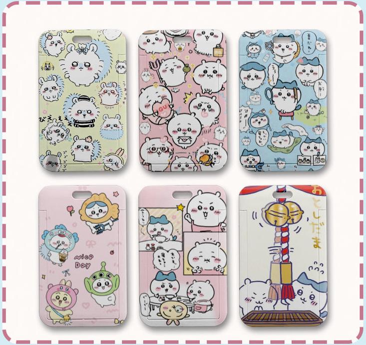 Chiikawa Sliding Cover Card Holder Chiikawa Universe Chiikawa Sliding Cover Card Holder Chiikawa Universe
