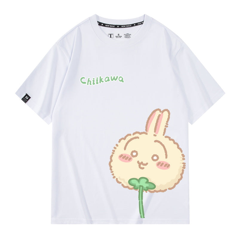 Dandelion Chiikawa, Usagi, Momonga, Hachiware Short sleeved T-shirt