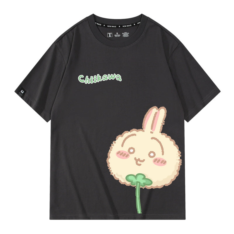 Dandelion Chiikawa, Usagi, Momonga, Hachiware Short sleeved T-shirt
