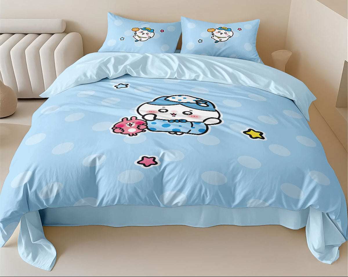 chiikawa bed sheet