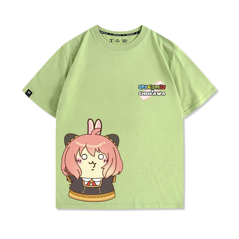 Spy X Family X Usagi short sleeved T-shirt
