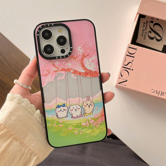 Chiikawa Swinging IPhone Cases with Anti drop 2.0 acrylic