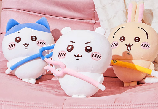 Official Miniso Chiikawa Hachiware Usagi With Weapon Plushie