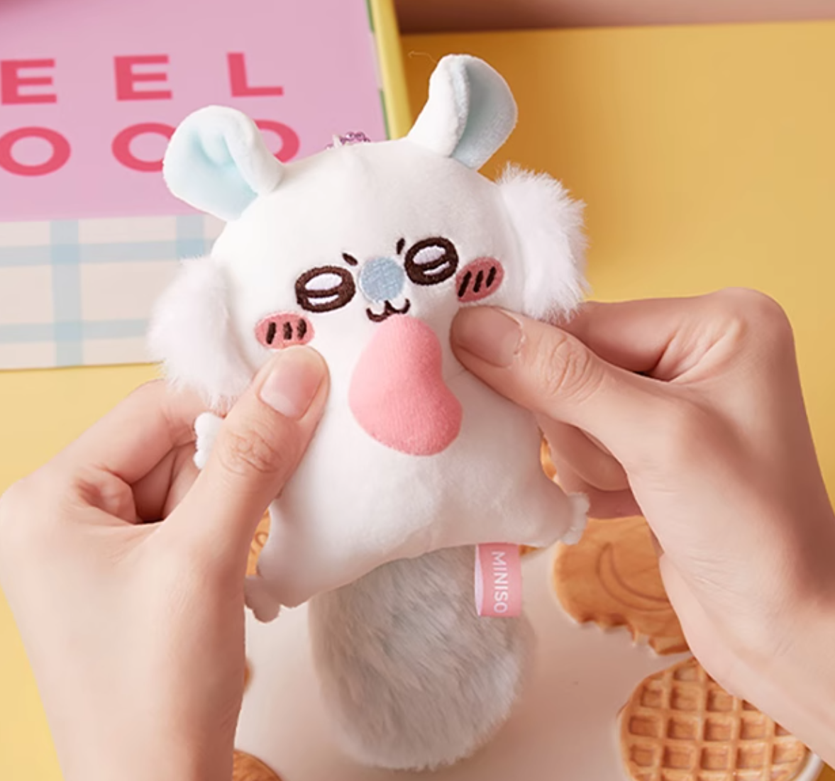 Official Miniso Momonga Pendant Plushie – Chiikawa Universe