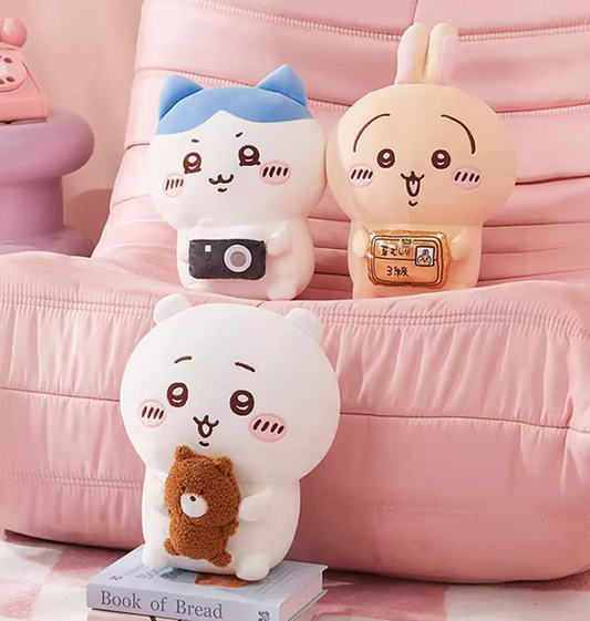Official Miniso Chiikawa Hachiware Sitting Plushie