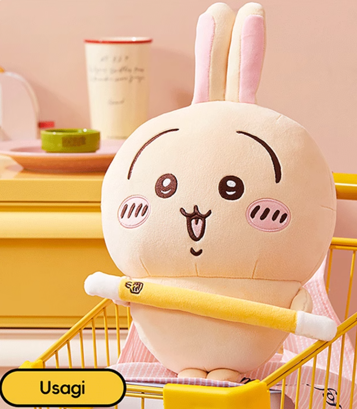 Official Miniso Chiikawa Hachiware Usagi With Weapon Plushie
