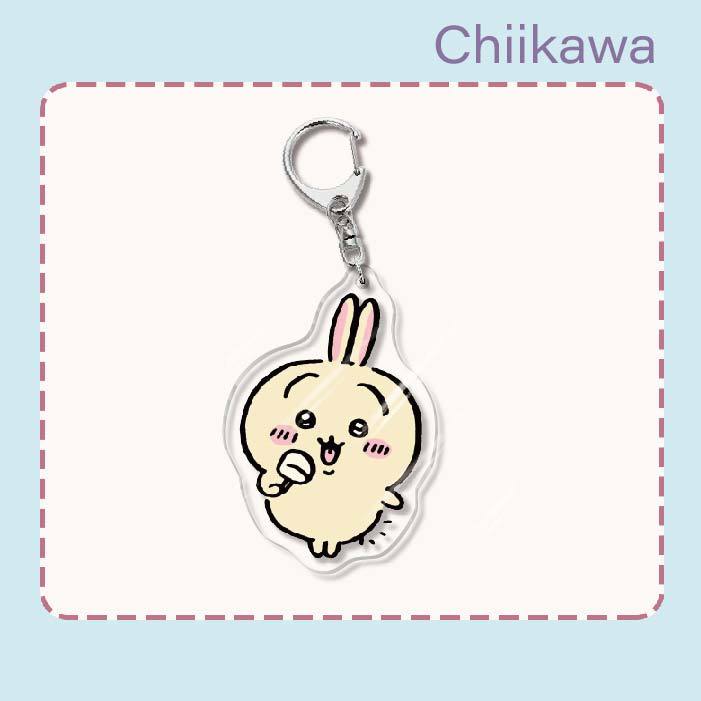 chiikawa Usagi Hachiware stylish acrylic keychain