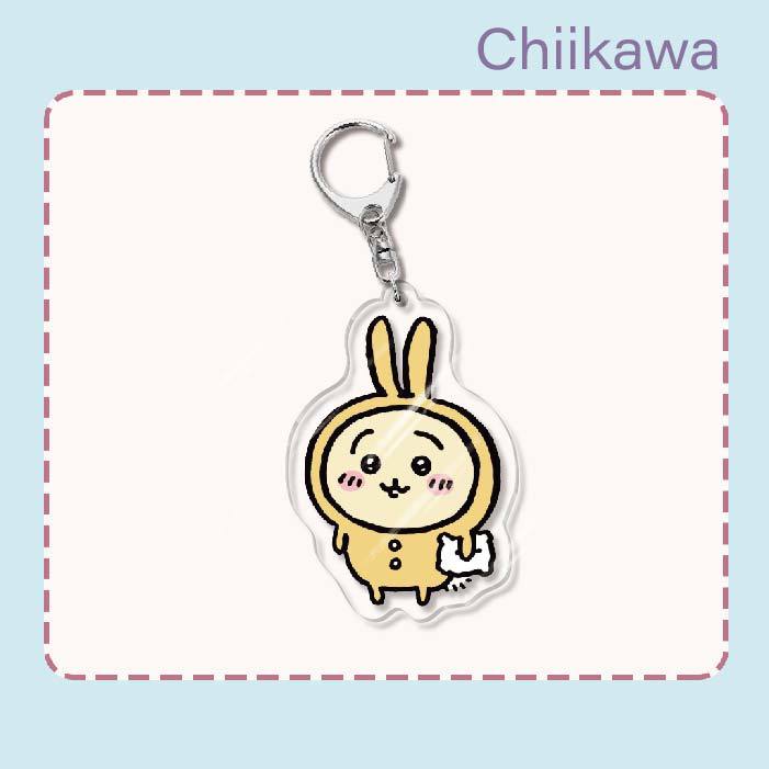 chiikawa Usagi Hachiware stylish acrylic keychain