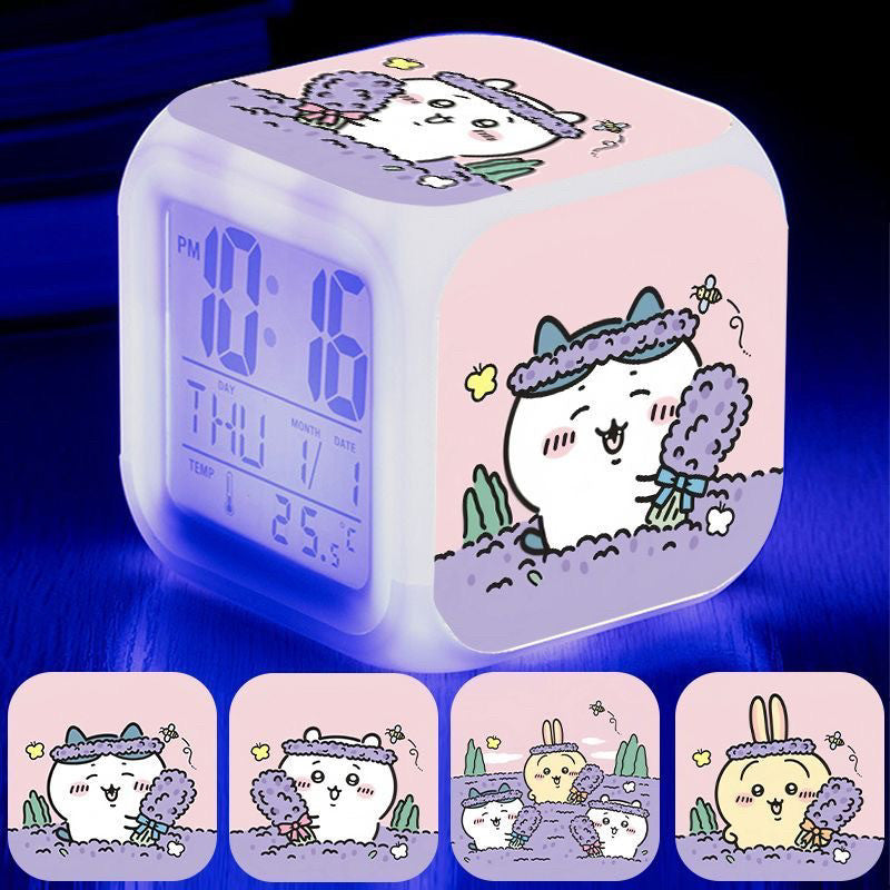 Chiikawa electronic luminous alarm clock