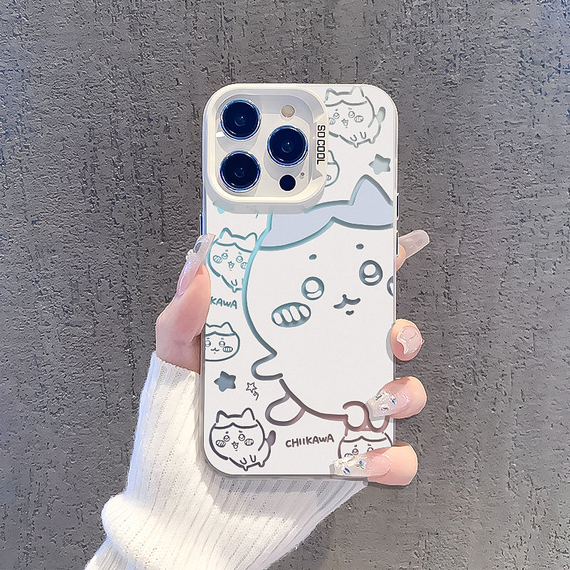 Hachiware Silver Shell Iphone Case  for all Iphone Model