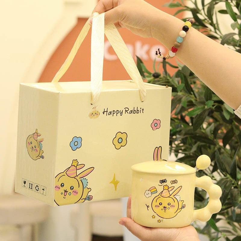 Ceramic usagi mug & gift box