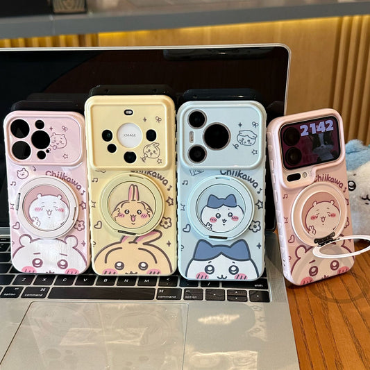 Chiikawa iPhone (11-17) Pro Max case with Stand