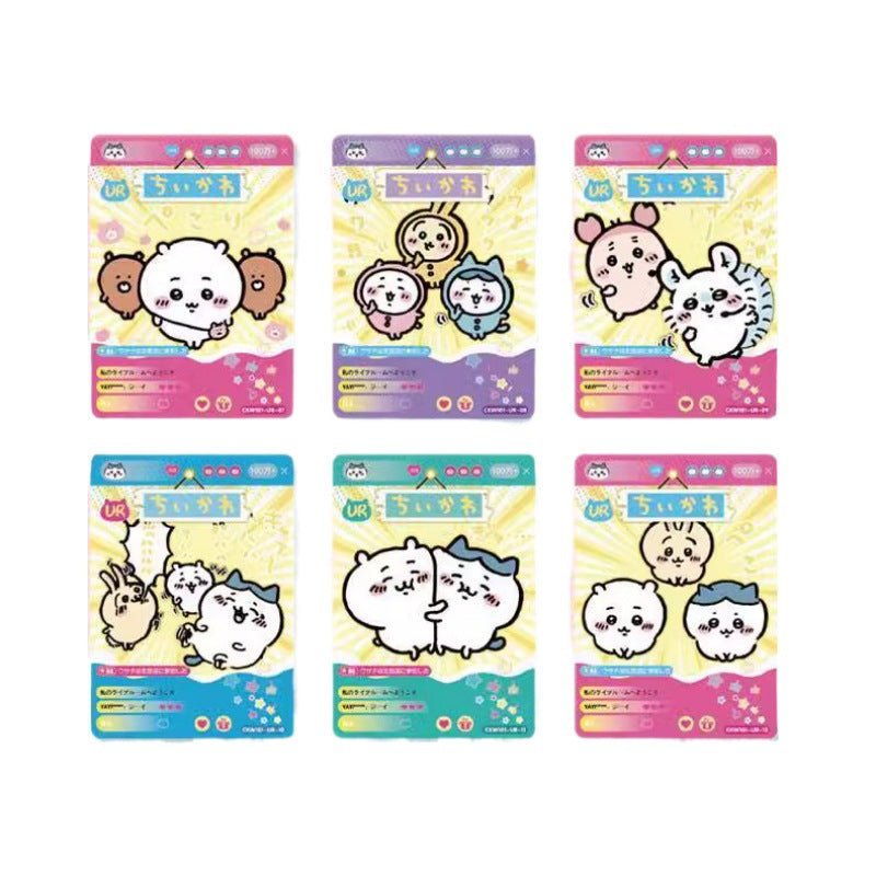 Chiikawa collectible card packs