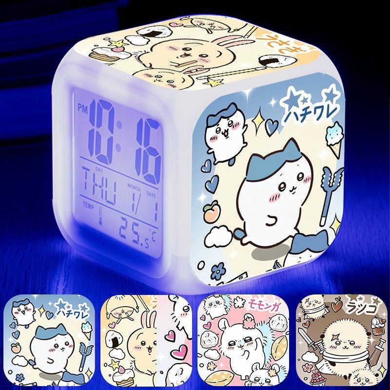 Chiikawa electronic luminous alarm clock