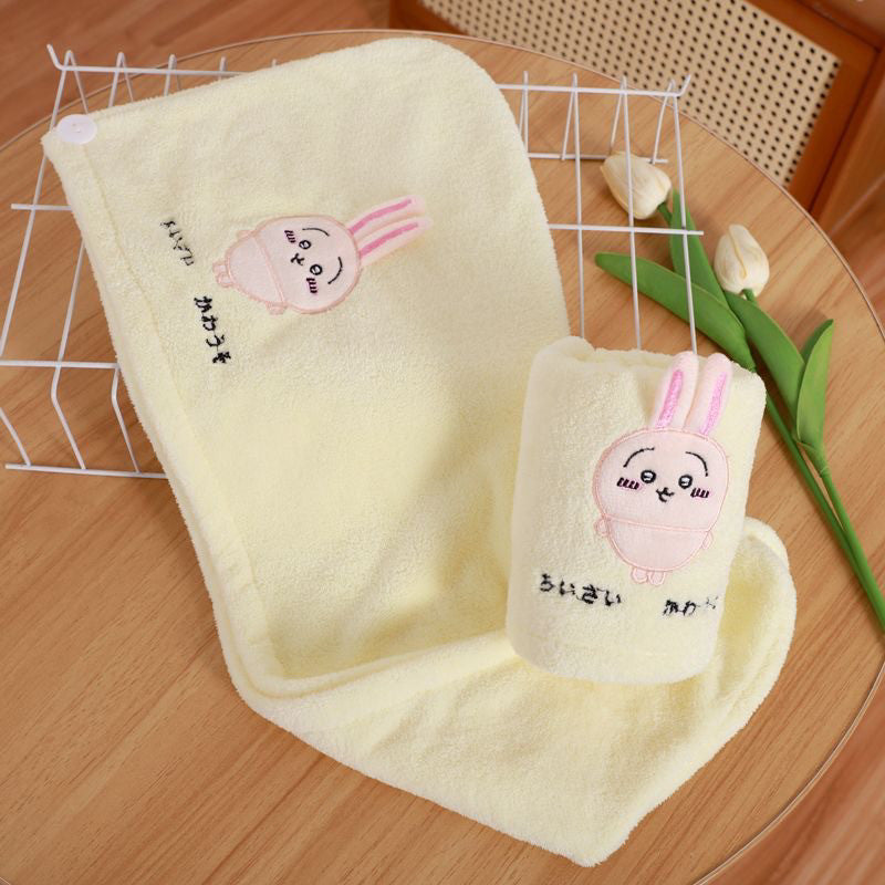 Chiikawa bathroom towel set