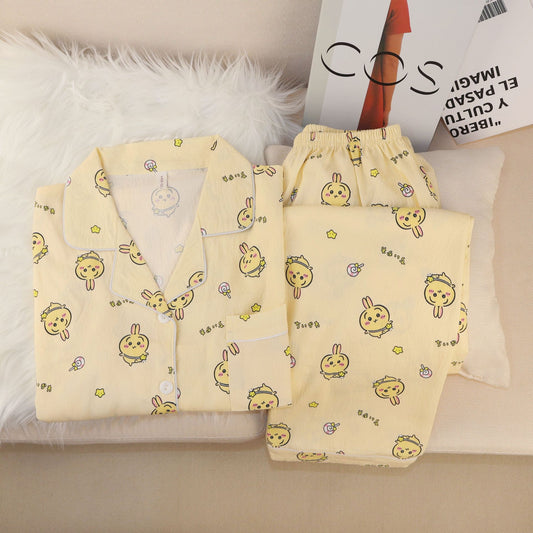 Chiikawa Cotton Pajamas Loungewear Set