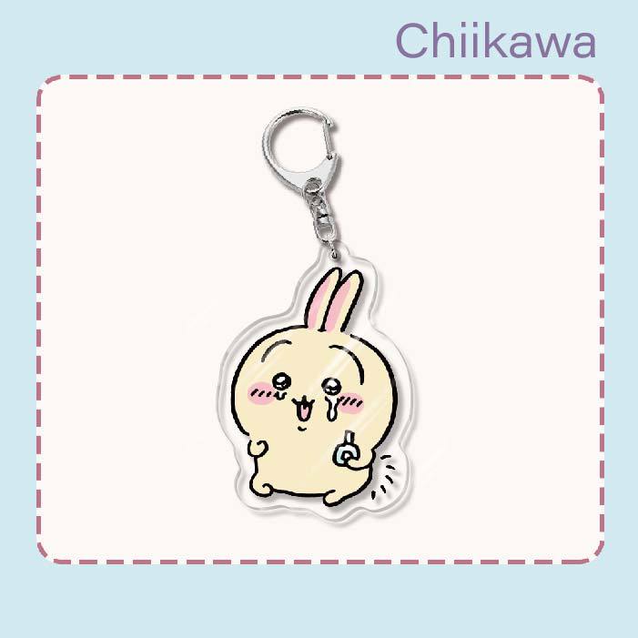 chiikawa Usagi Hachiware stylish acrylic keychain