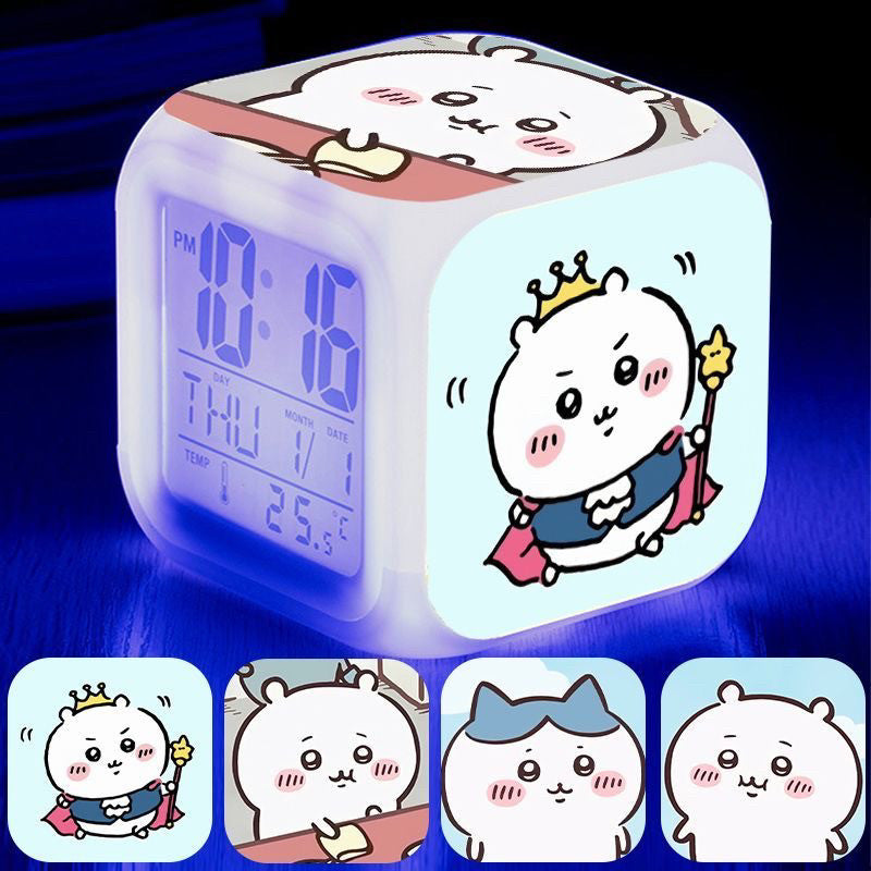Chiikawa electronic luminous alarm clock