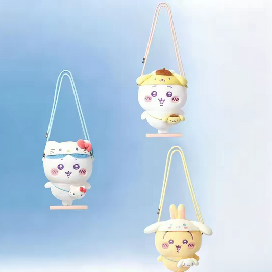 MINISO Chiikawa× Sanrio Plush Full Body Crossbody Bag