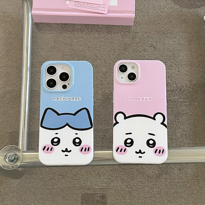 Chiikawa Usagi Hachiware Daily version iPhone case