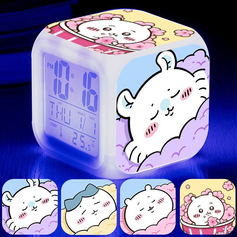 Chiikawa electronic luminous alarm clock