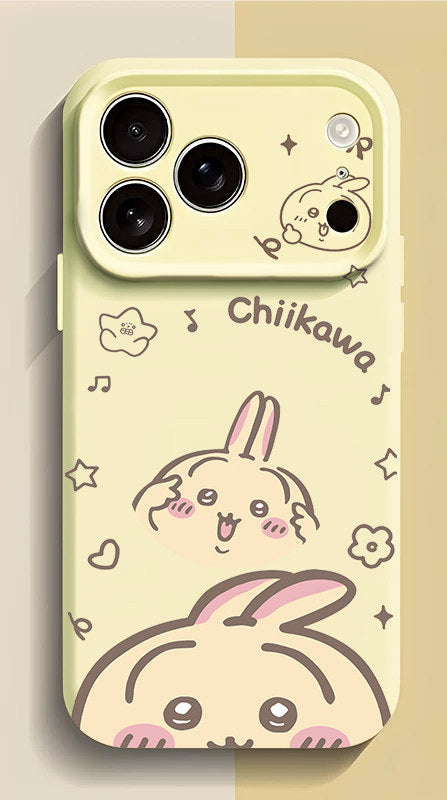 Chiikawa, Hachiware, Usagi liquid silicone Avatar Iphone17 case