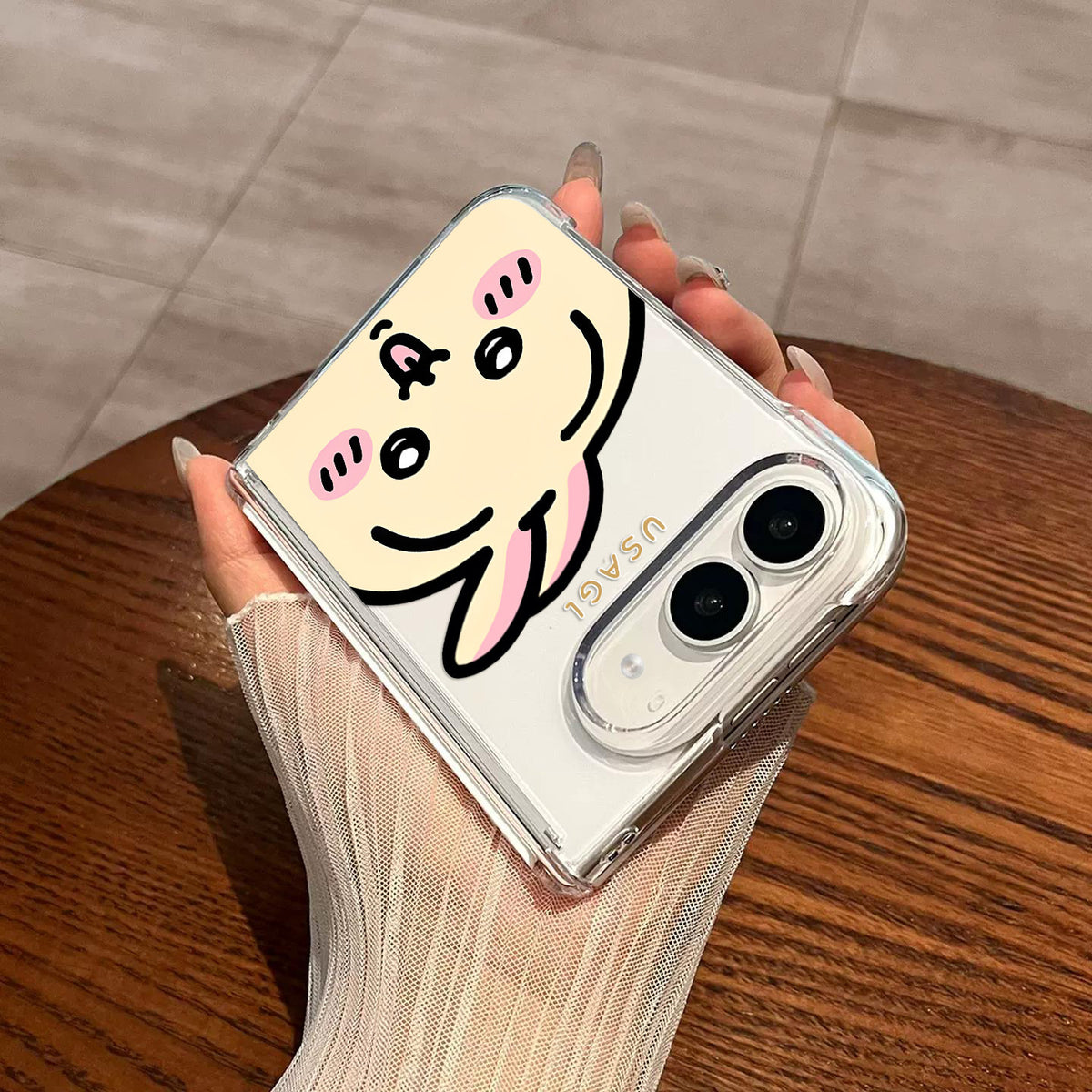 Iphone Duo Chiikawa Usagi Hachiware Headshot phone case