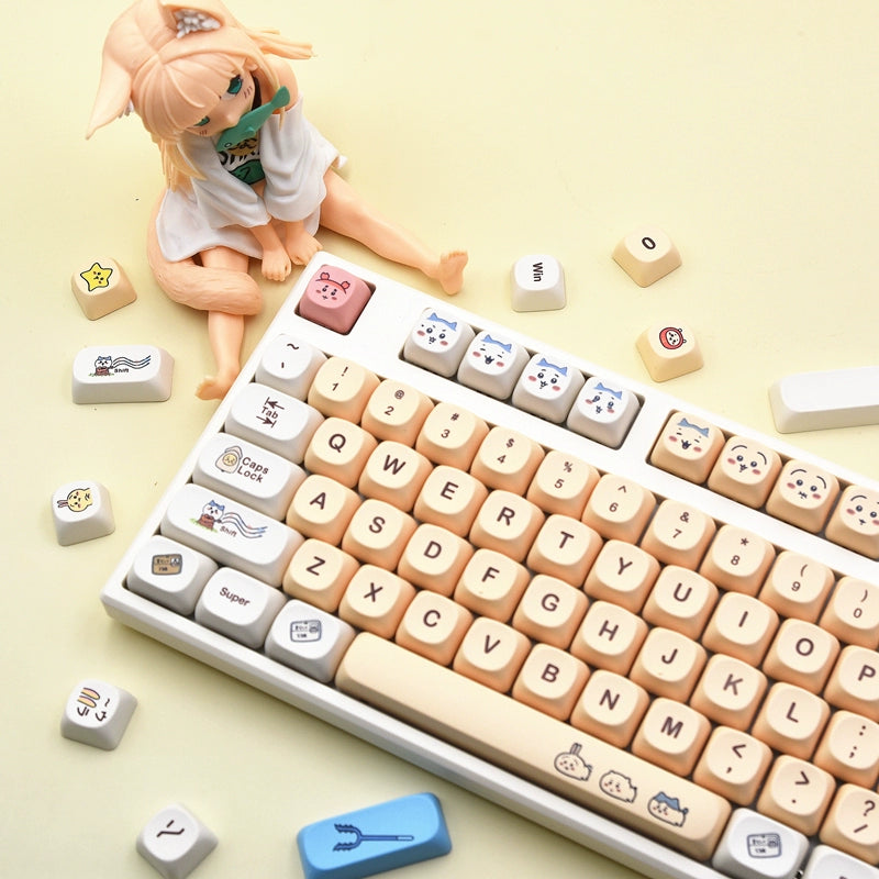 MOA height 142 Chiikawa customized mechanical keyboard universal keycap