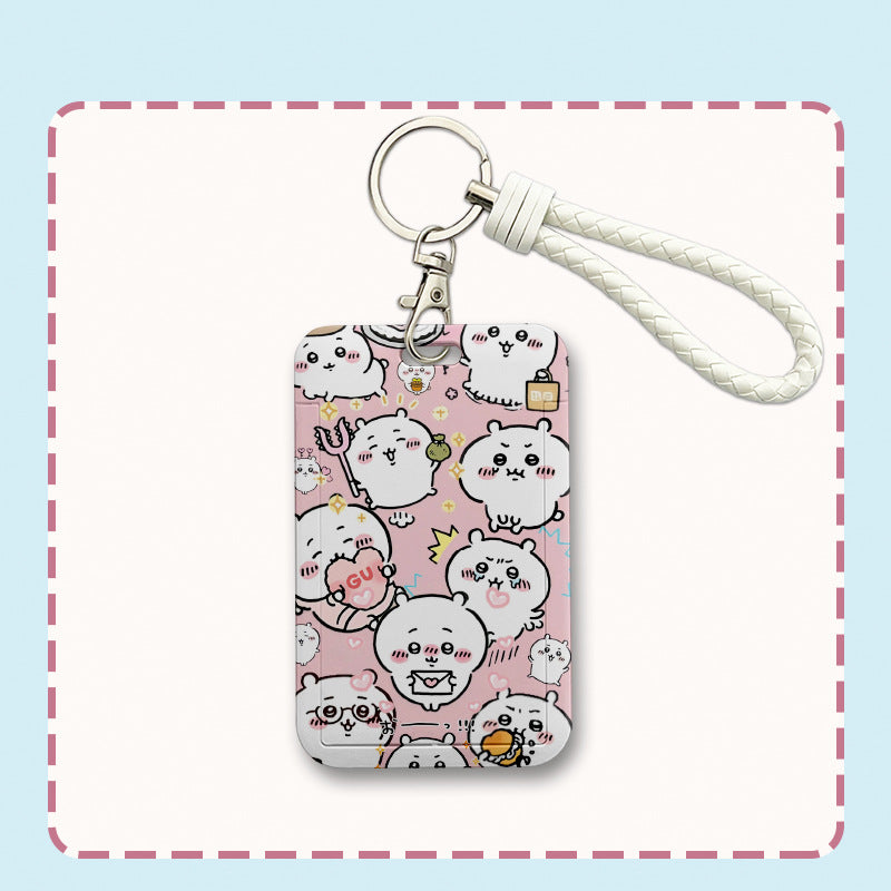 Chiikawa Sliding Cover Card Holder