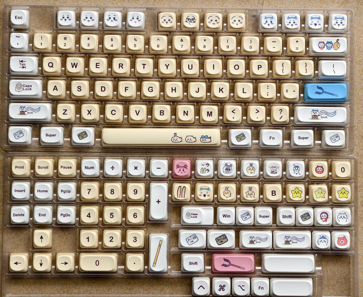 MOA height 142 Chiikawa customized mechanical keyboard universal keycap