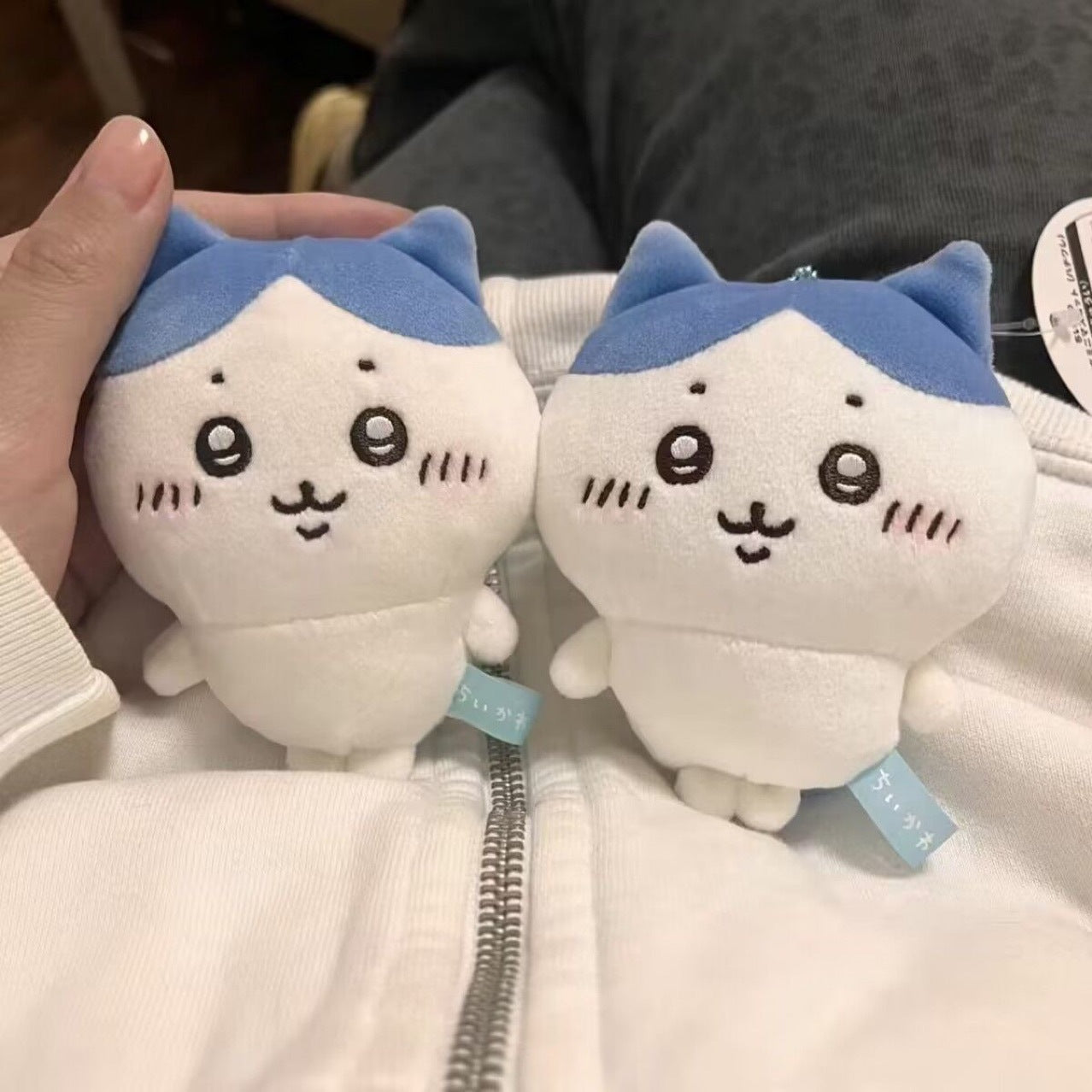 Usagi, chiikawa and Hachiware plushie with chain