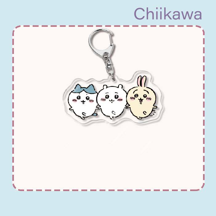 chiikawa Usagi Hachiware stylish acrylic keychain