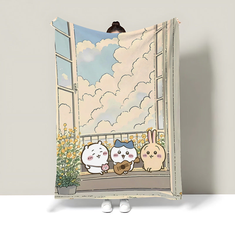 chiikawa all-season universal blanket