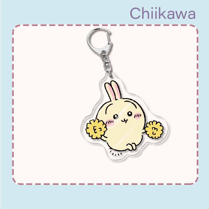 chiikawa Usagi Hachiware stylish acrylic keychain