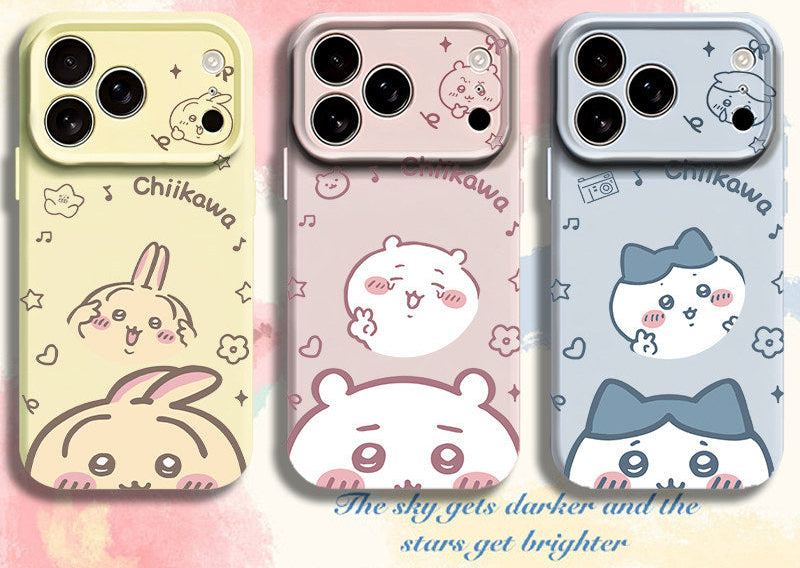 Chiikawa, Hachiware, Usagi liquid silicone Avatar Iphone17 case