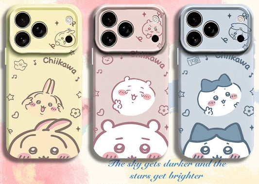 Chiikawa, Hachiware, Usagi liquid silicone Avatar Iphone17 case