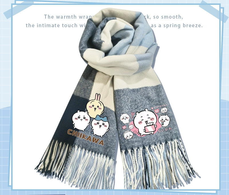 Chiikawa cashmere scarf